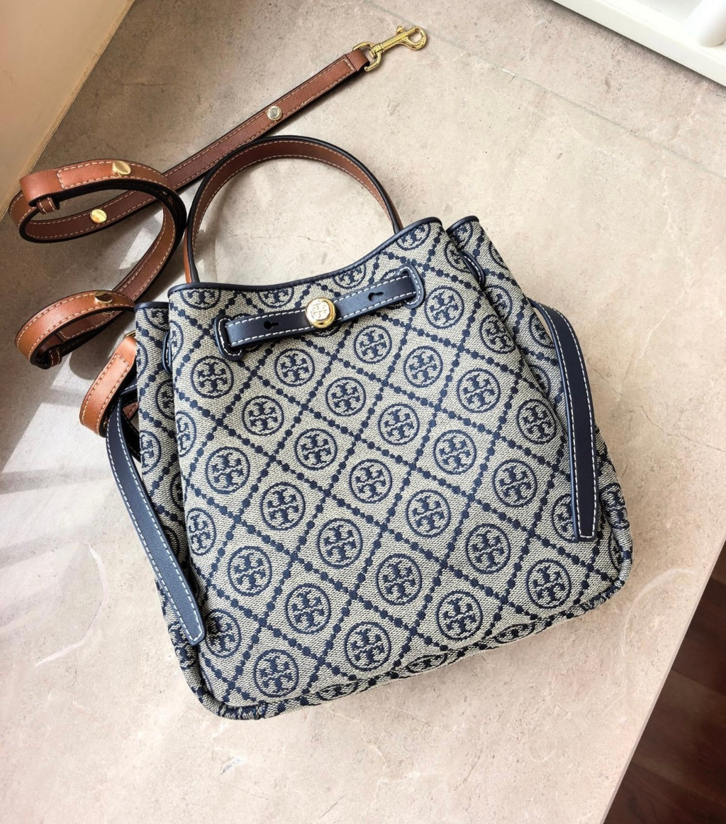 T Monogram Romy Bucket Bag
