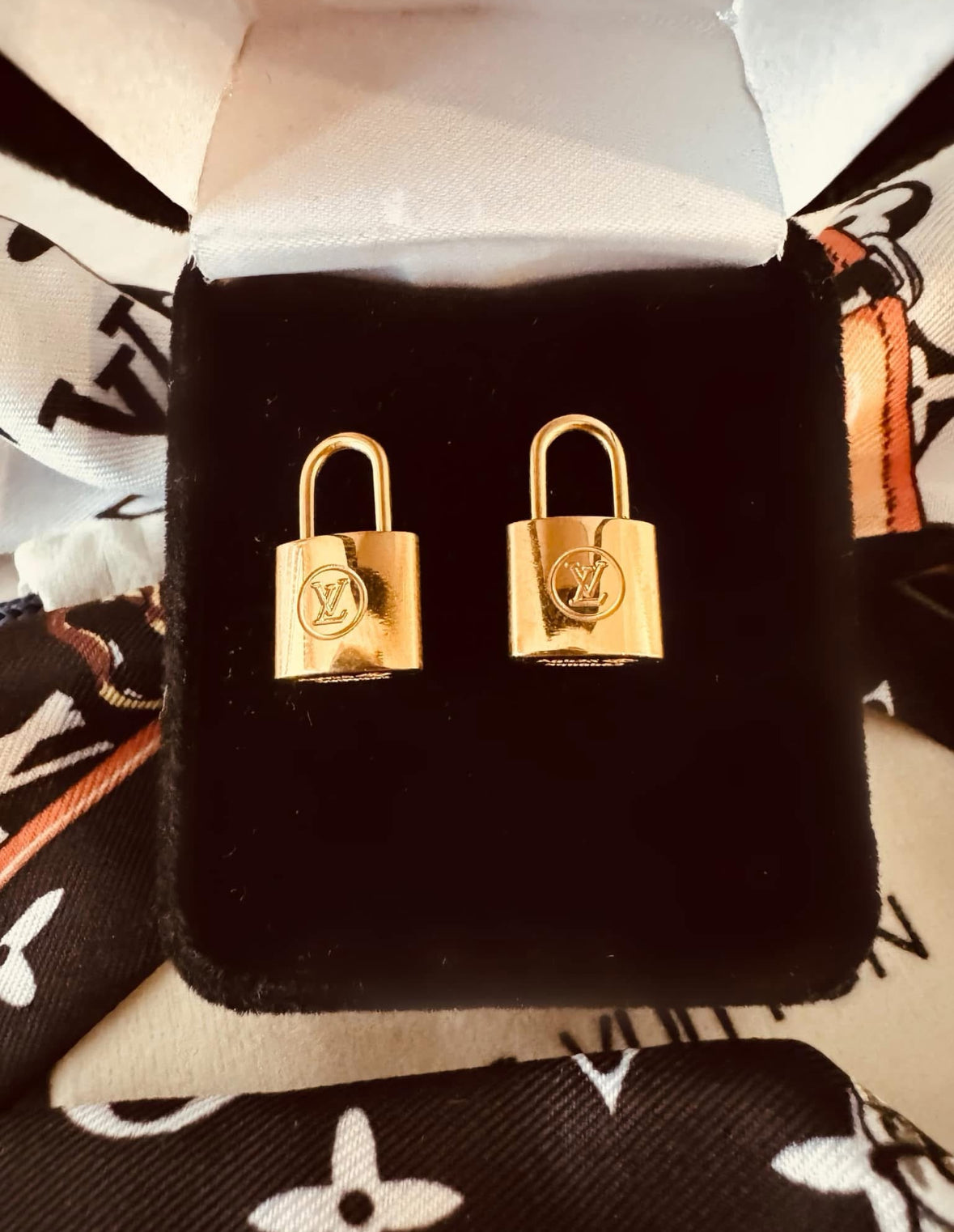 Lock Stud Earrings