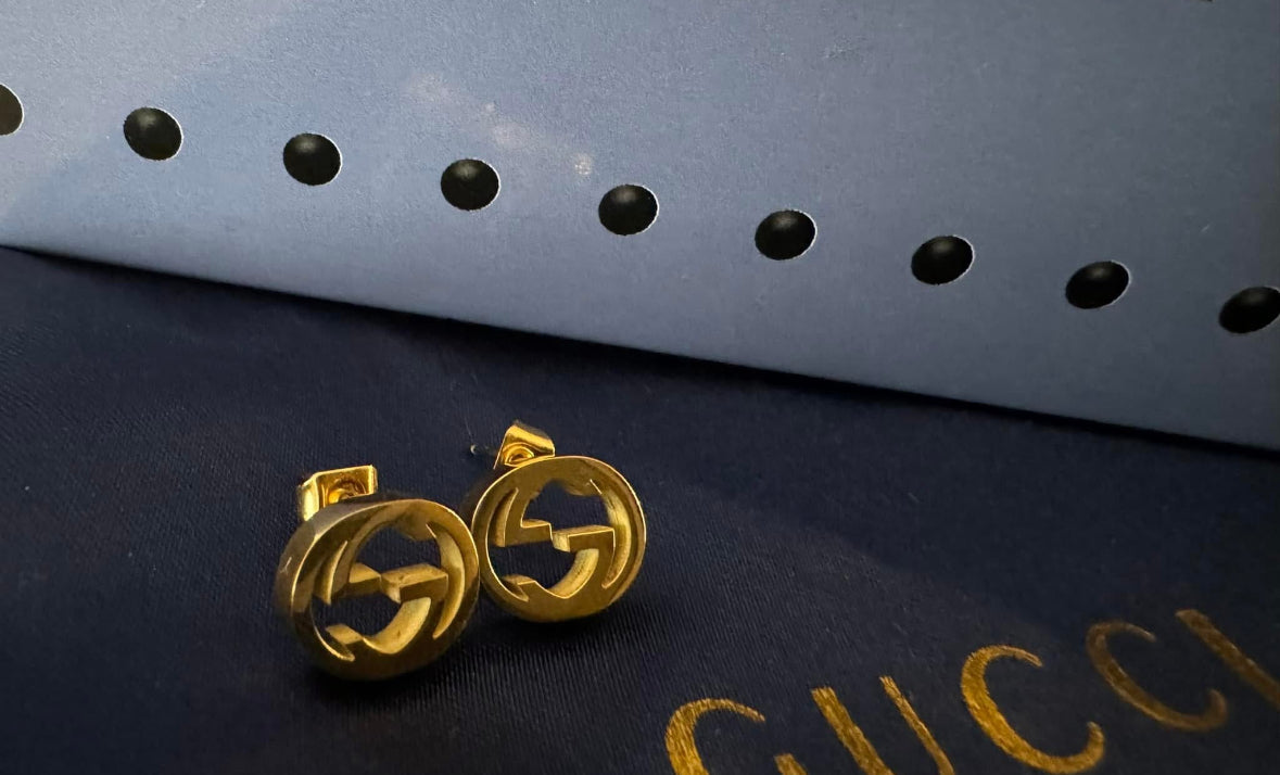 Gold Stud Earrings