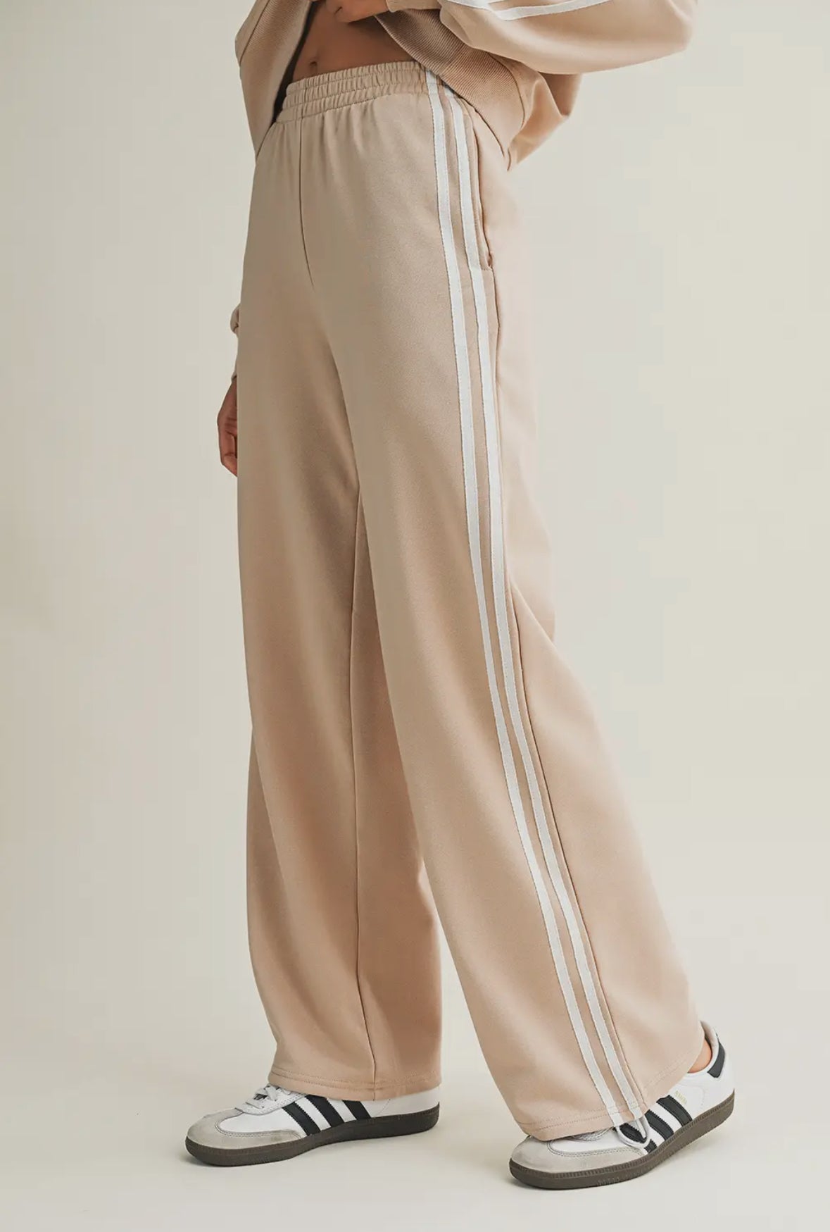 Varsity Striped Jumpsuit Set