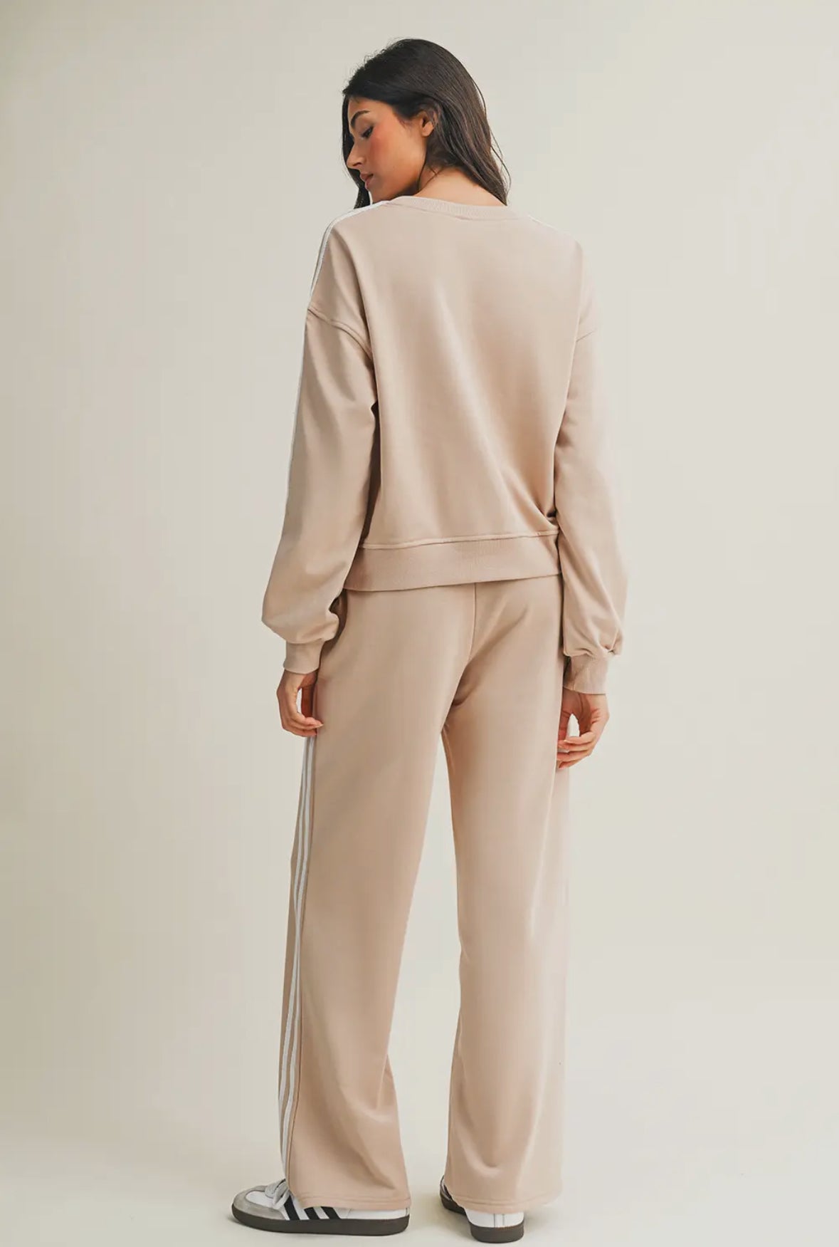 Varsity Striped Jumpsuit Set