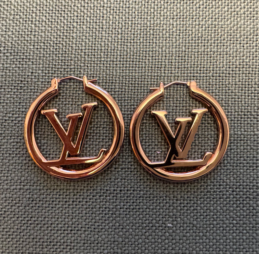 Rose Gold Hoops