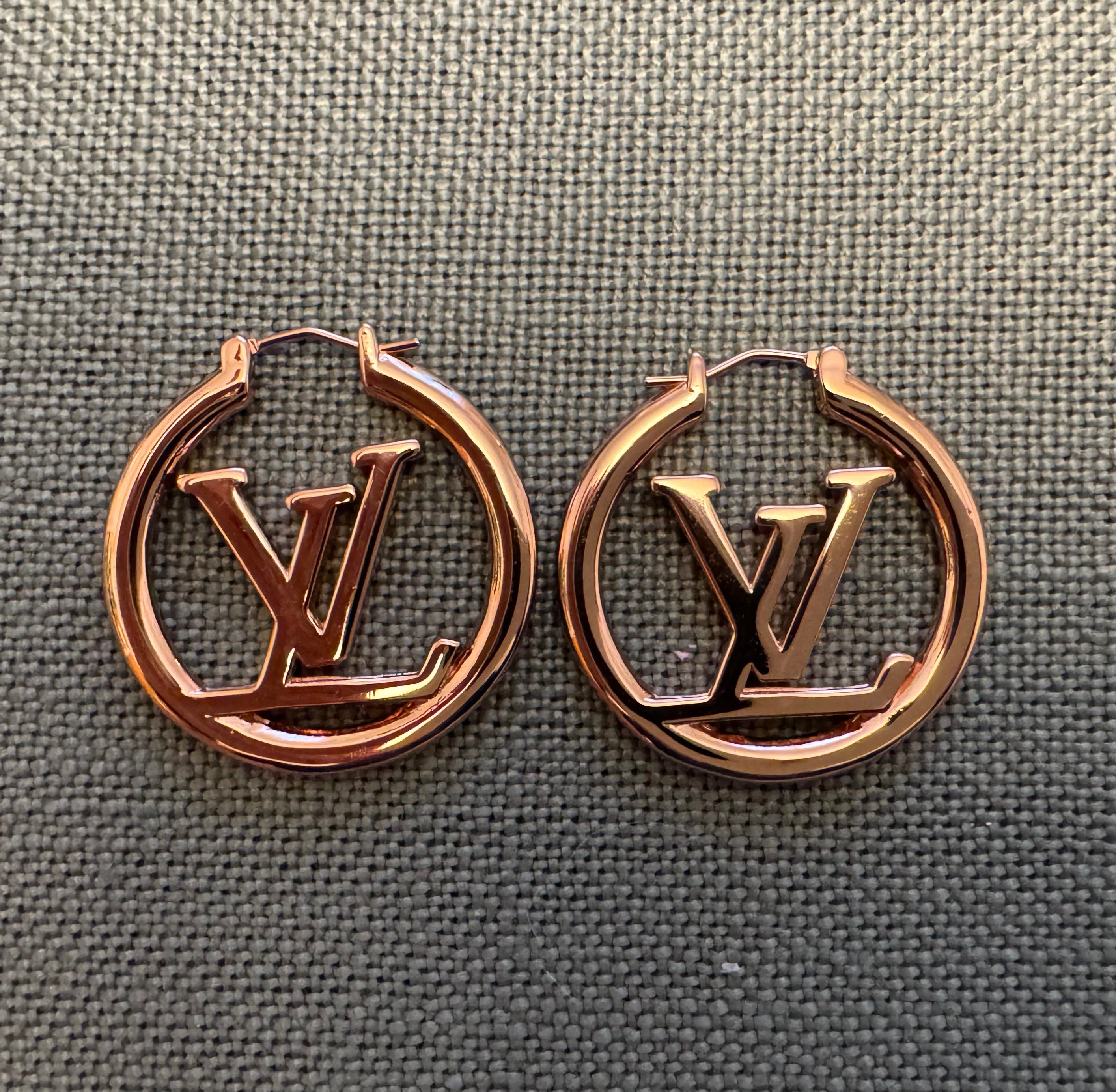 Rose Gold Hoops