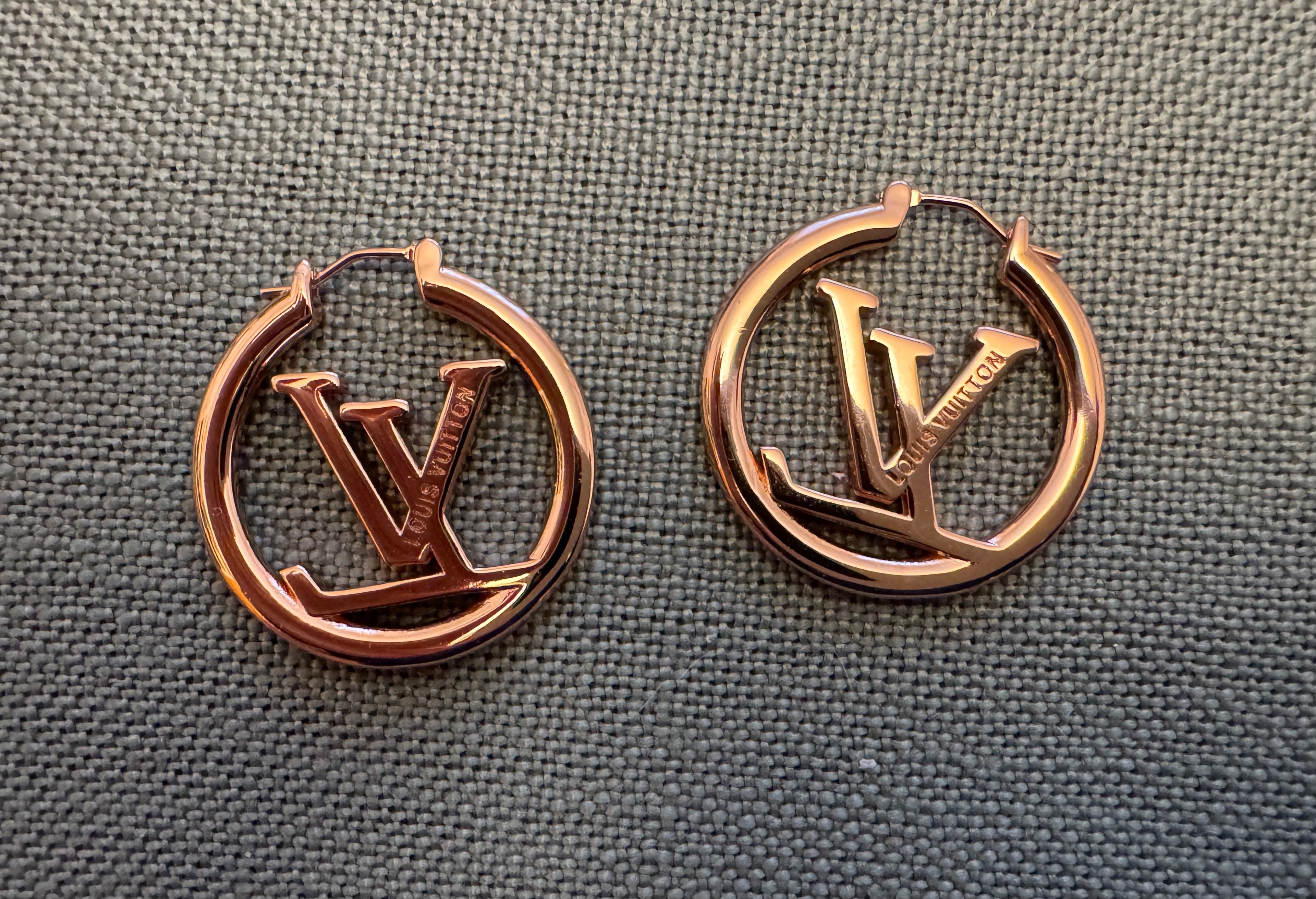 Rose Gold Hoops