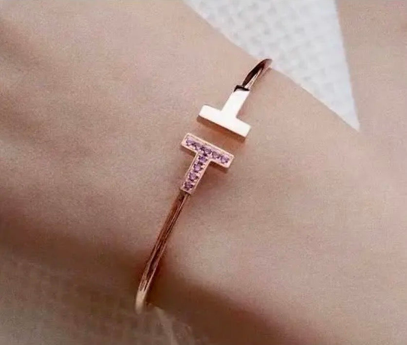 T Sapphire Bracelet
