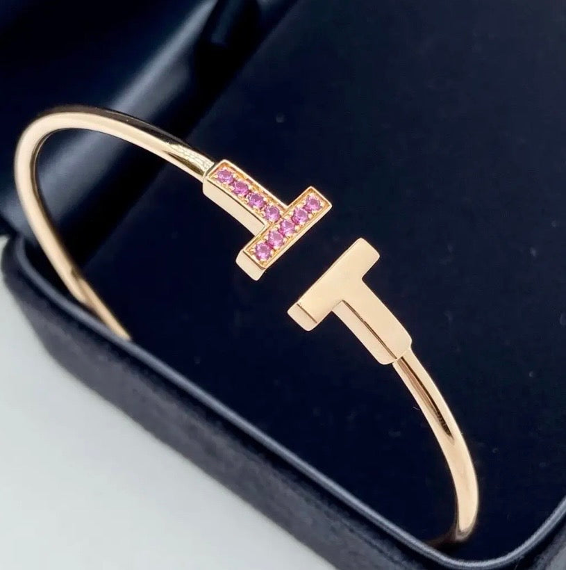 T Sapphire Bracelet