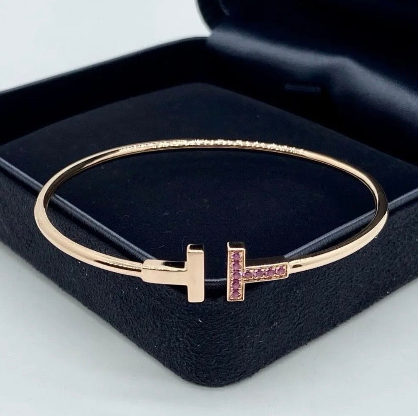 T Sapphire Bracelet