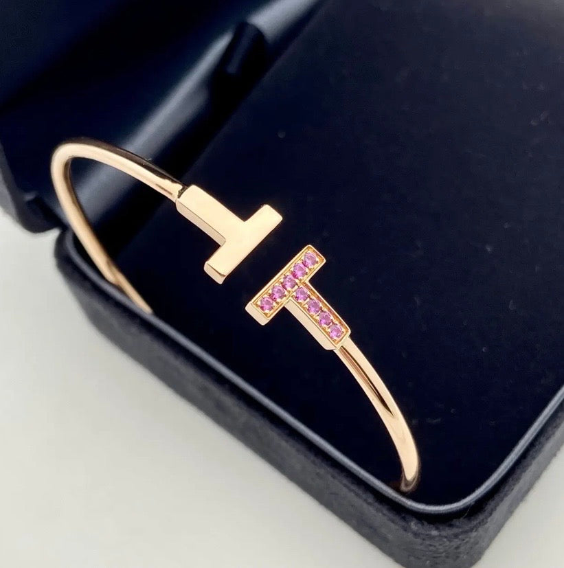 T Sapphire Bracelet