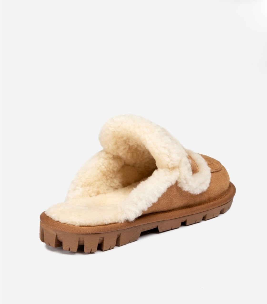 Violet Shearling Slippers