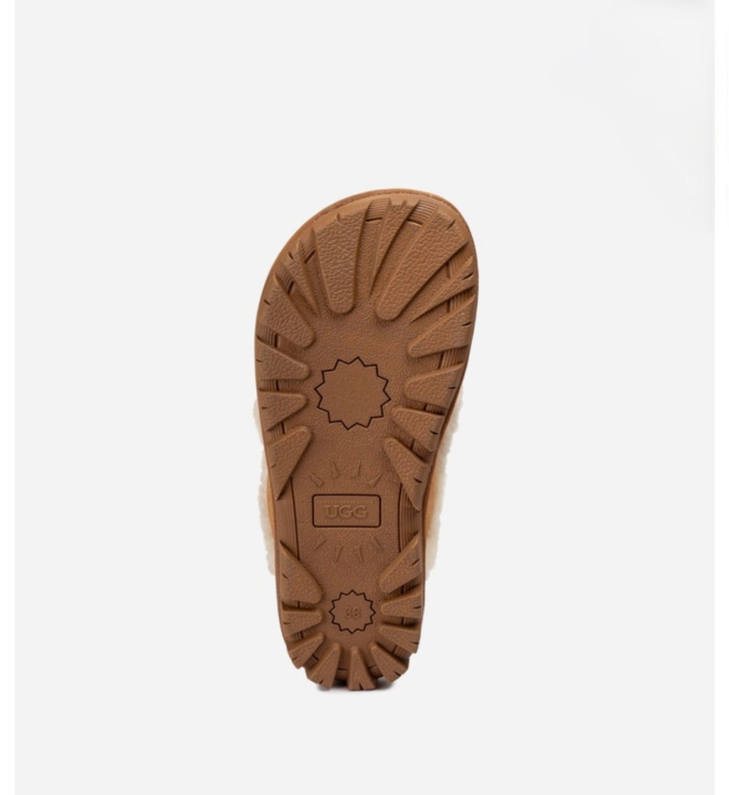 Violet Shearling Slippers