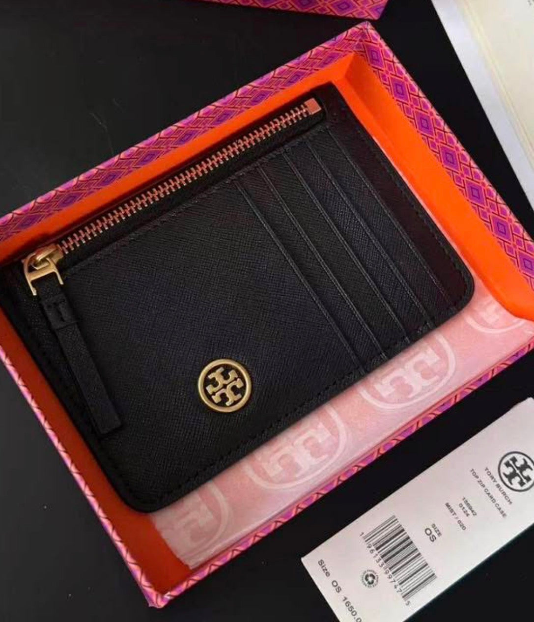 Perry Color Block Card Wallet