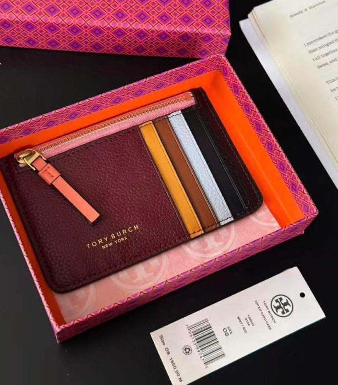 Perry Color Block Card Wallet