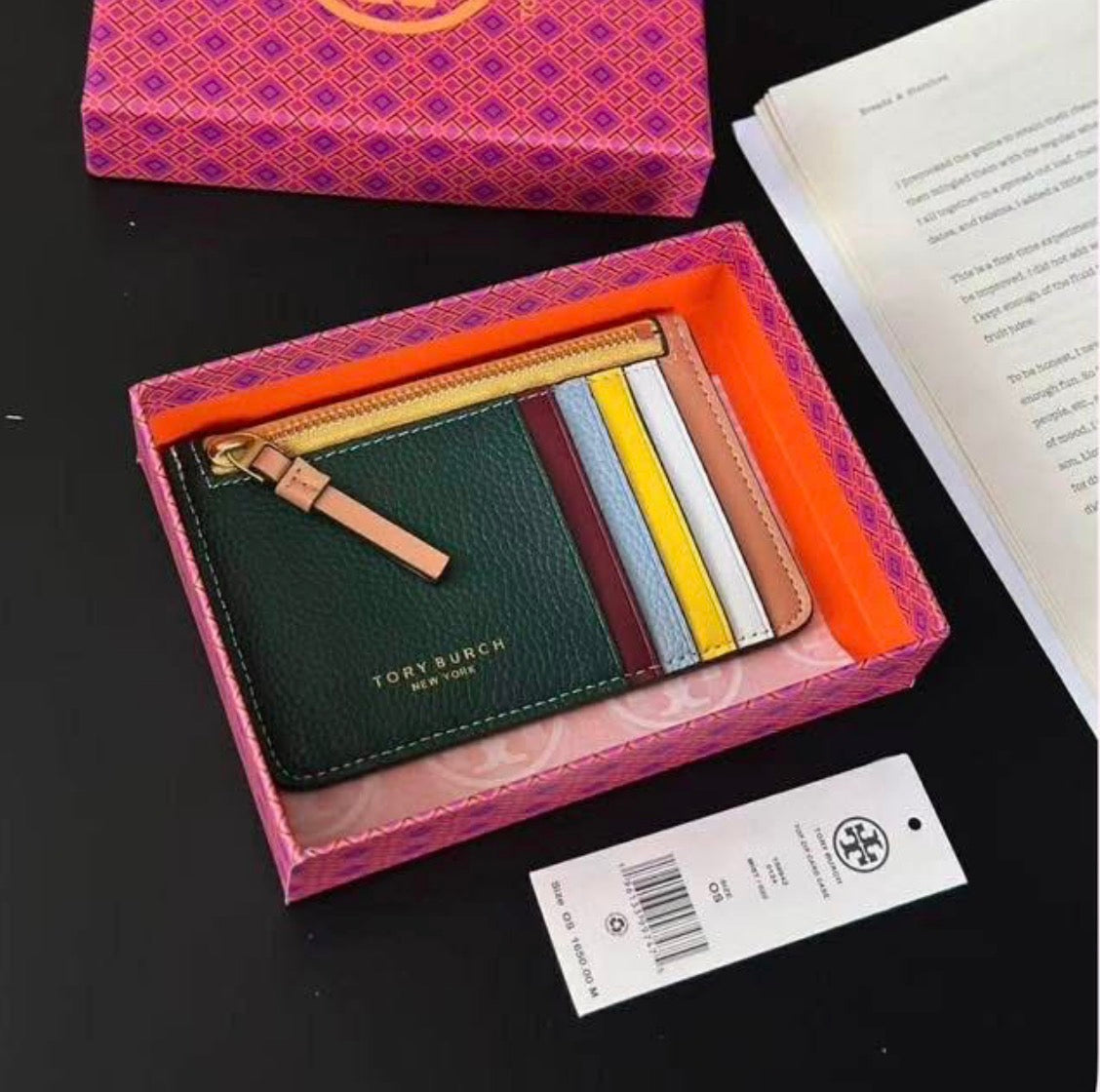 Perry Color Block Card Wallet