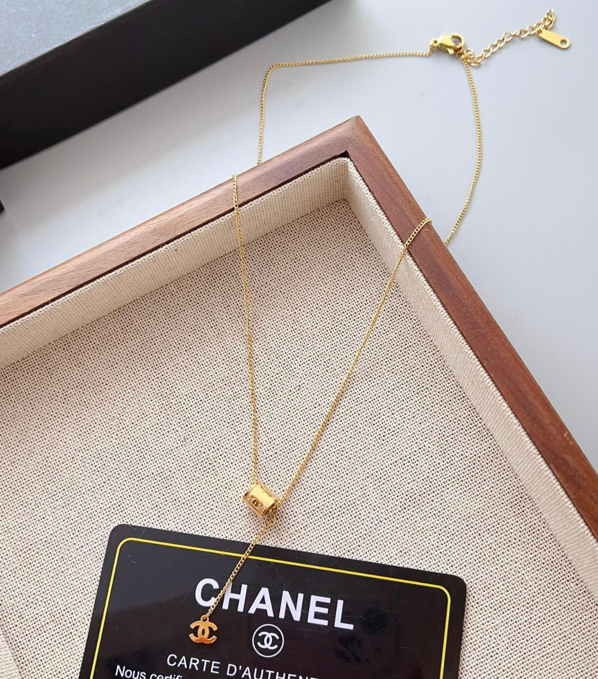 CC Barrel Necklace