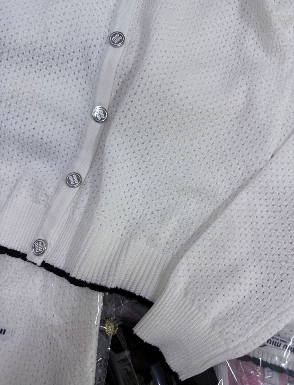 White Cardigan Sweater