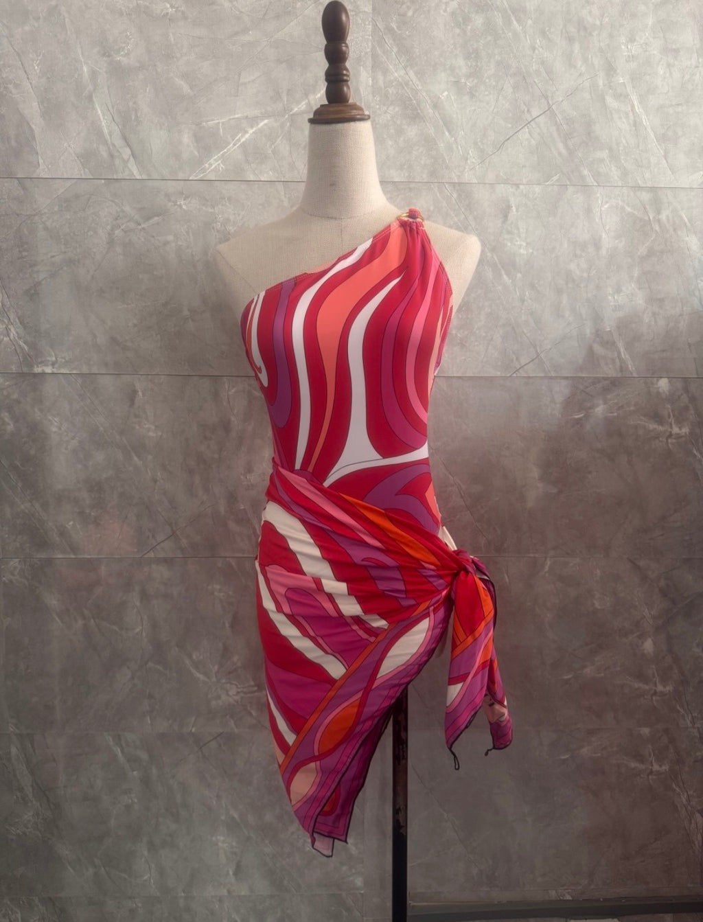 Vista Ruched Suit & Cover-up