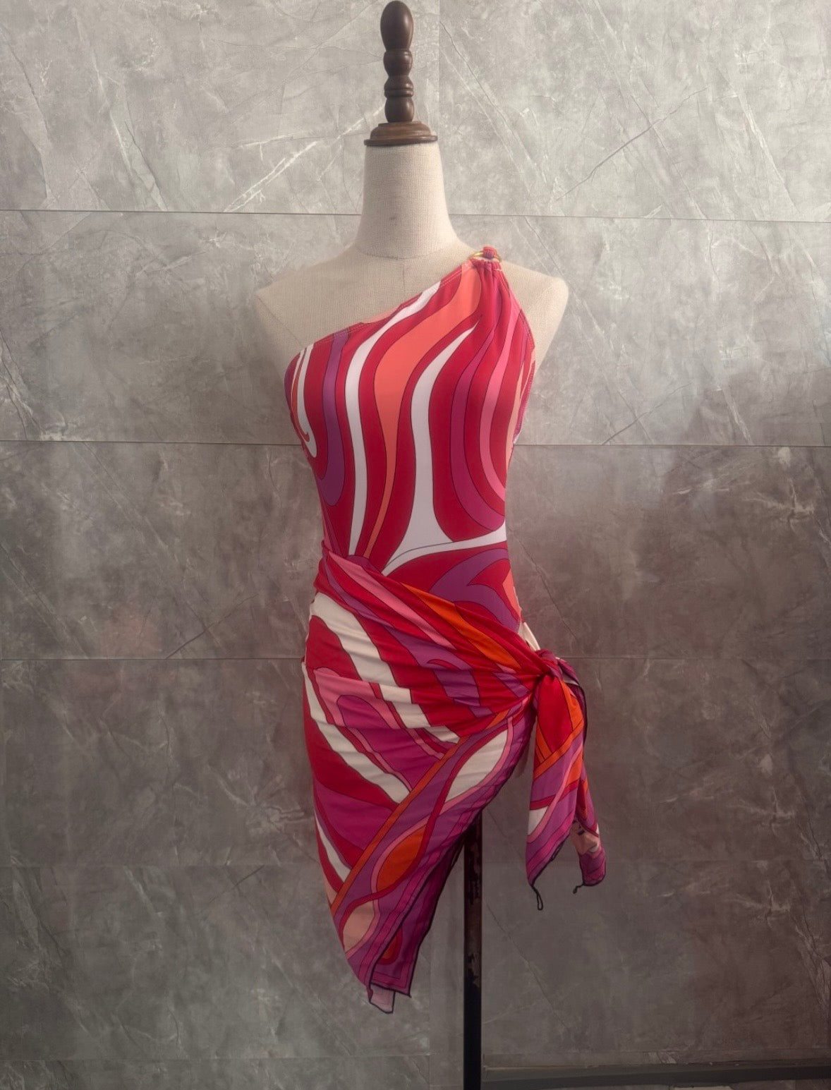 Vista Ruched Suit & Cover-up