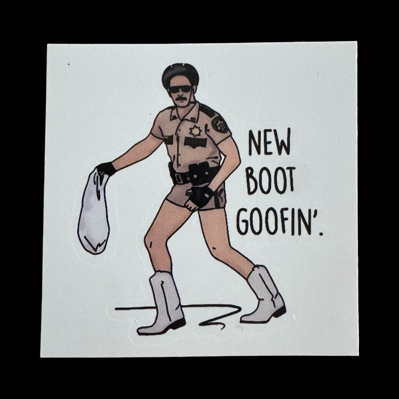 New Boot Goofin' Vinyl Sticker