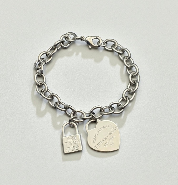 Tiffany Style Sterling Silver Bracelet