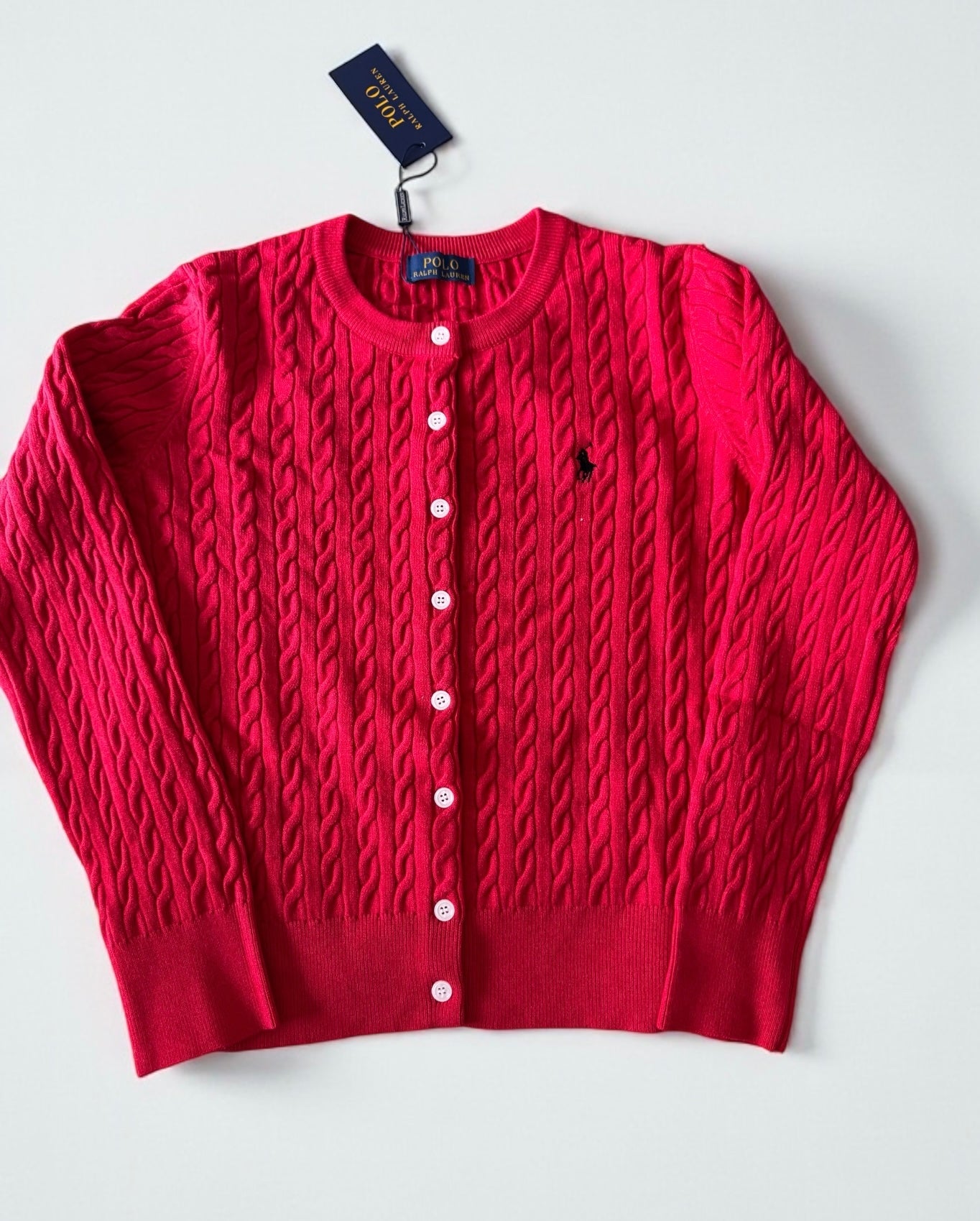 Fine Ribbed Cardigan Sweater