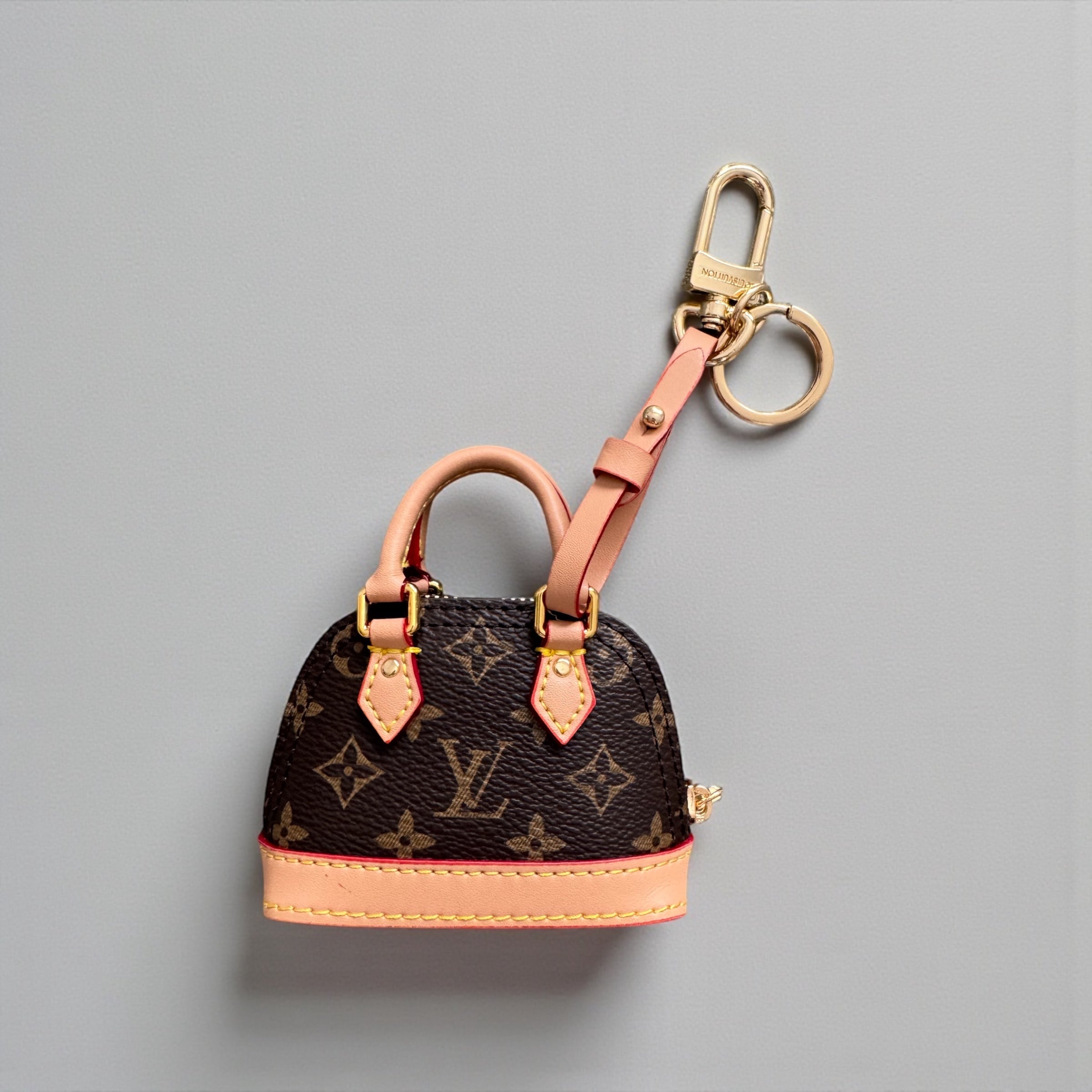 Monogram Micro Alma Bag Charm