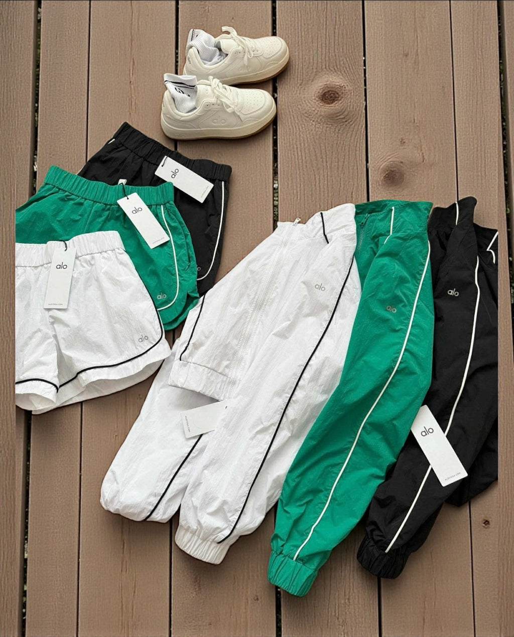 Athletic Jacket & Shorts Set