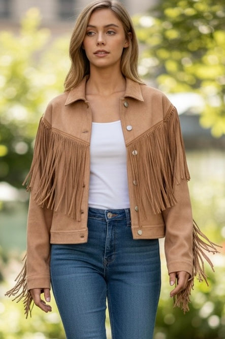 Flannel Button Down Jacket