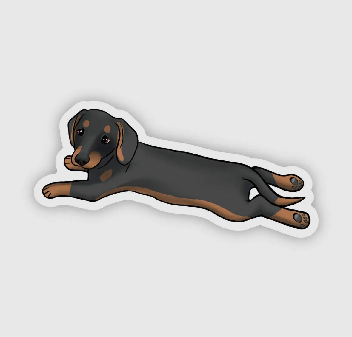 Weiner Dog Vinyl Sticker