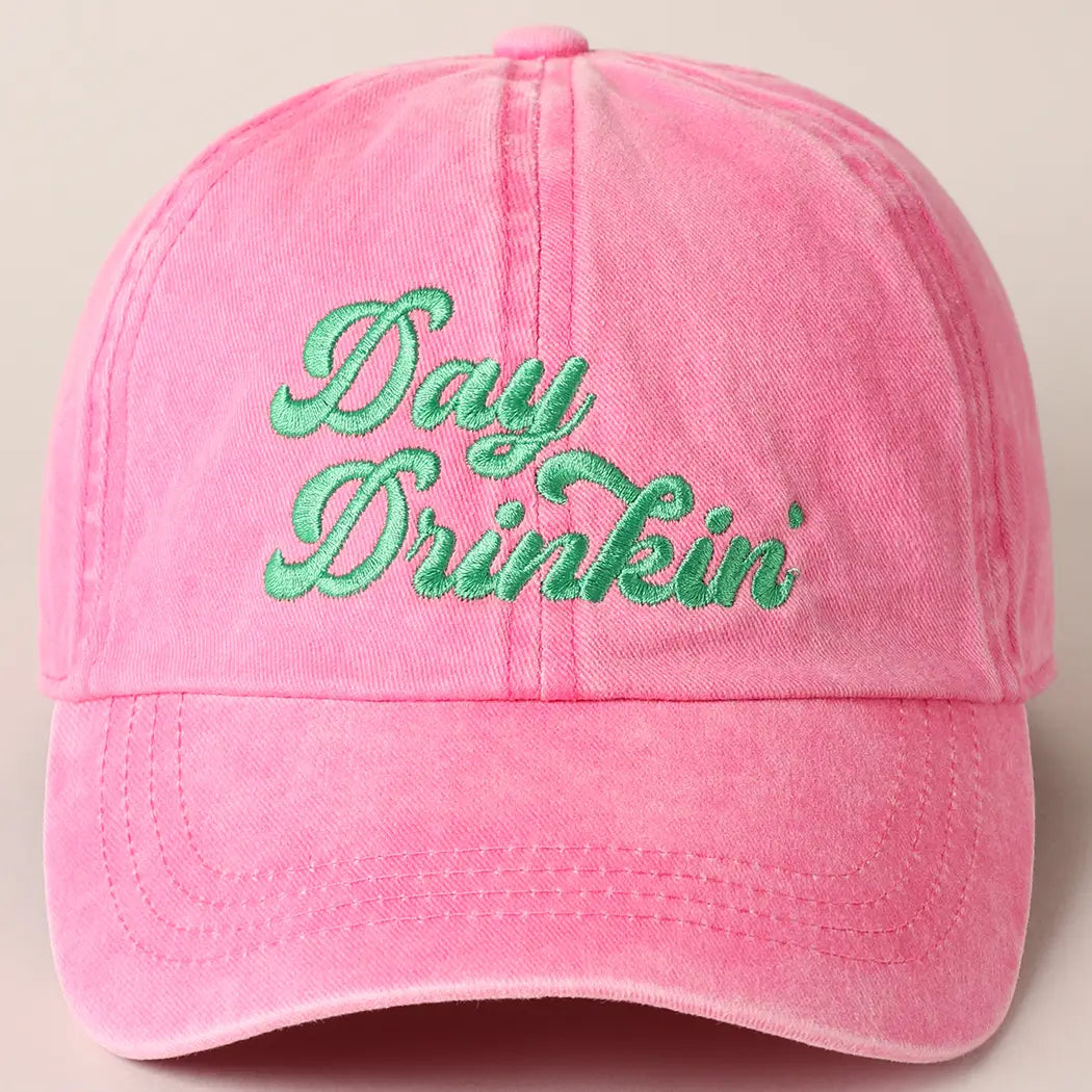 Day Drinkin' Embroidered Baseball Cap