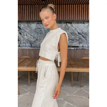 Phoebe 2-Piece Linen Set