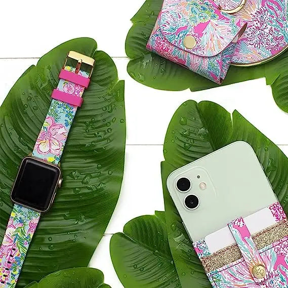 Silicone Apple Watch Band, Fruity Flamingo by Lily Pulitzer/Lifeguard Press
