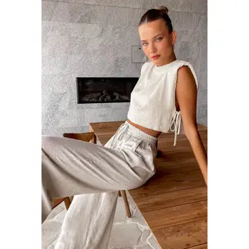 Phoebe 2-Piece Linen Set