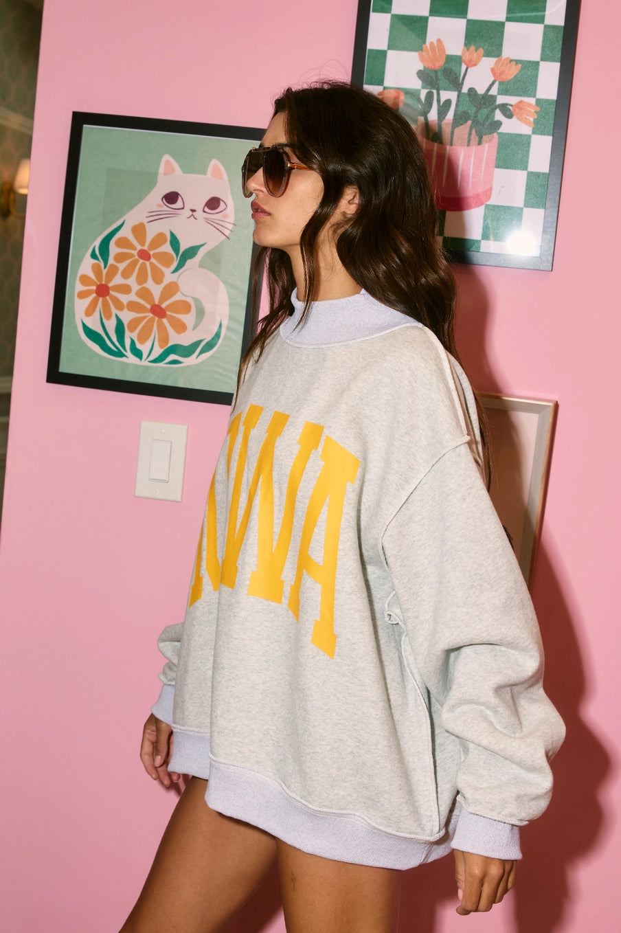 IOWA/IA Reversible Mock Neck Sweatshirt