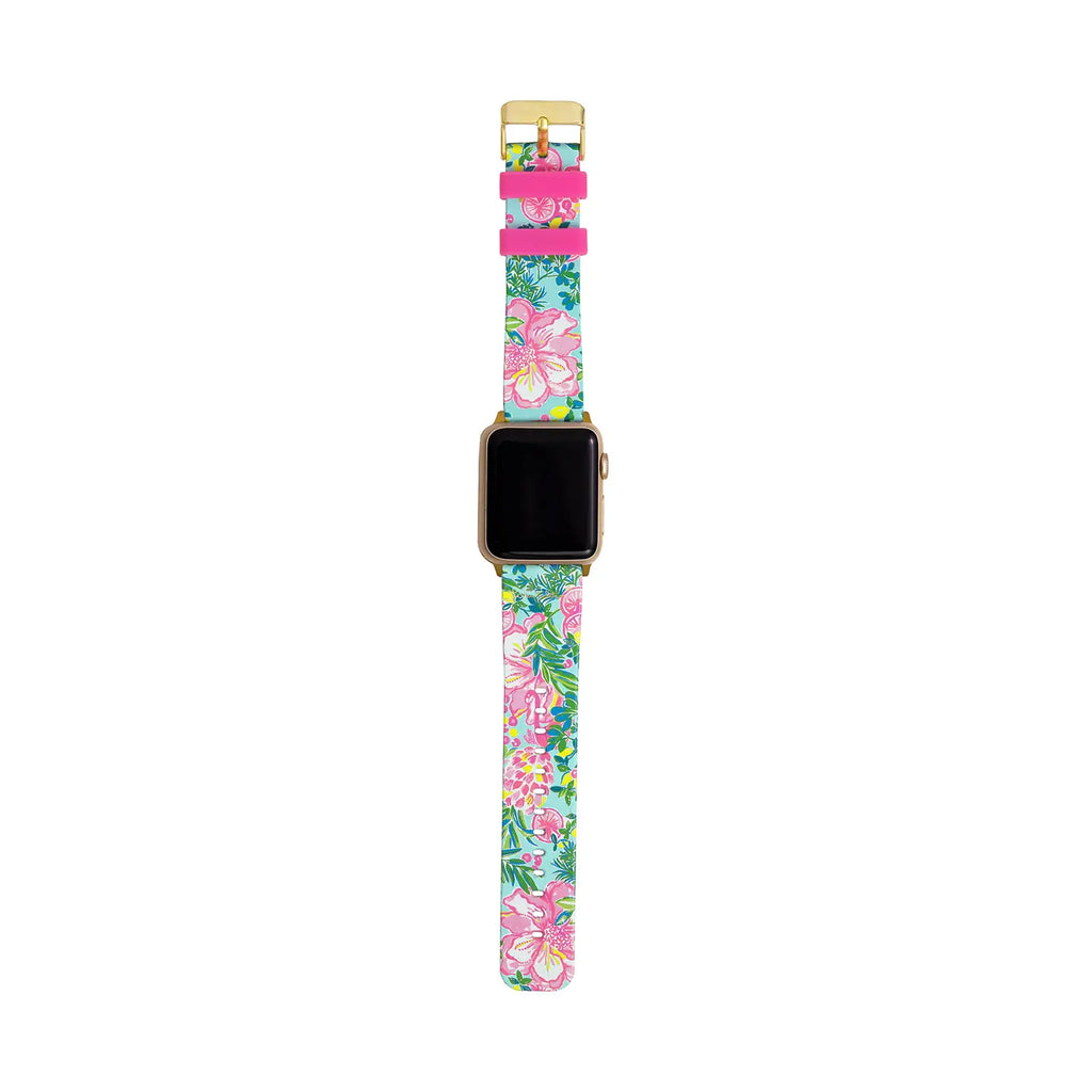 Silicone Apple Watch Band, Fruity Flamingo by Lily Pulitzer/Lifeguard Press