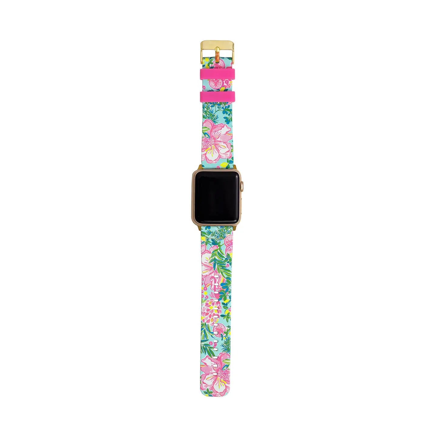 Silicone Apple Watch Band, Fruity Flamingo by Lily Pulitzer/Lifeguard Press